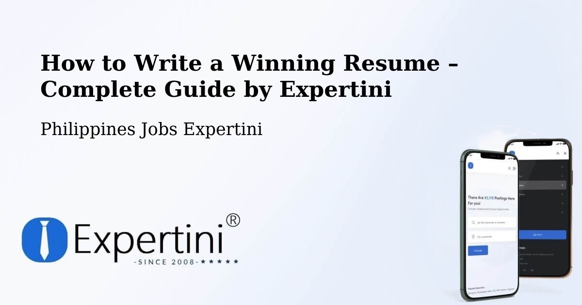 Resume Writing Guide for Job Seekers – Candon - Candon, Philippines Jobs Expertini