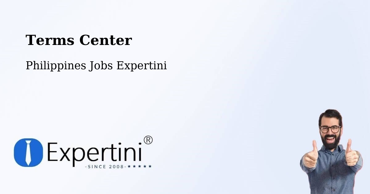 Terms of Service – Candon - Philippines Jobs Expertini